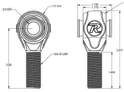 Ridetech - Ridetech 11009519 R-Joint Includes 4 RH & 4 LH Threaded R-Joints 8Pc - Image 2
