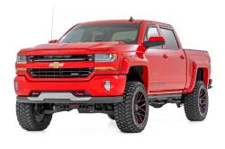 Rough Country Suspension Systems - Rough Country 11018 SRL2 Drop Step Nerf Bars Blk for 07-18 Silverado/Sierra Crew - Image 2