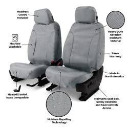 Seat Saver - Seat Saver SS8429WFGY Waterproof Polyester SeatSaver Second Row Seat Covers Grey - Image 2