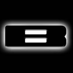 Oracle Lighting - Oracle 3141-B-001 Universal Illuminated LED Letter Badges Matte Black Finish "B" - Image 1