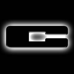 Oracle Lighting - Oracle 3141-C-001 Universal Illuminated LED Letter Badges Matte Black Finish "C" - Image 1