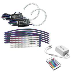 Oracle Lighting - Oracle 1348-504 Colorshift Halo Kit w/DRL Simple for 18-23 Ford Mustang - Image 1