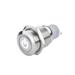 Oracle Lighting - Oracle 2009-001 Pre-Wired Power Symbol On/Off Flush Mount LED Switch - Image 1