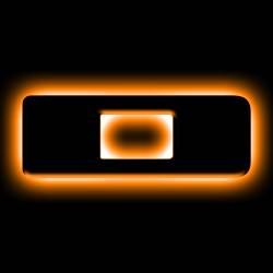 Oracle Lighting - Oracle 3141-D-005 Universal Illuminated LED Letter Badges Matte Black Finish "D" - Image 1