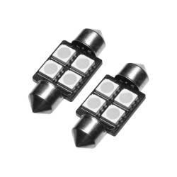 Oracle Lighting - Oracle 5203-002 33mm 4-LED 3-Chip Festoon Bulbs Blue Pair - Image 1