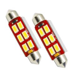 Oracle Lighting - Oracle 5207-001 44mm 6 LED 3-Chip Festoon Bulbs Cool White Pair - Image 1