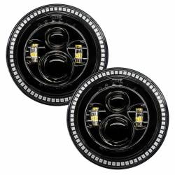 Oracle Lighting - Oracle 5769-330 7" High Powered LED Headlights Black Bezel ColorSHIFT - Image 2