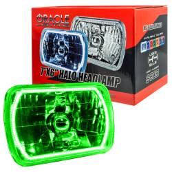 Oracle Lighting - Oracle 6908-004 Pre-Installed Lights 7x6" Sealed Beam Green - Image 1