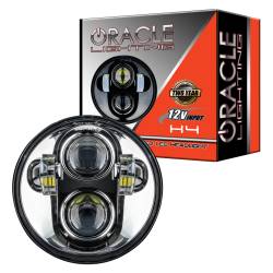 Oracle Lighting - Oracle 6913-504 5.75" 40W Replacement LED Headlight Chrome Bezel 6000K - Image 1