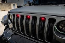 Oracle Lighting - Oracle 5870-003 Pre-Runner Style Red LED Grille Kit for 18+ Jeep Wrangler JL - Image 1