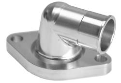 March Performance - March Performance BTH-212 Water Neck Engine 90-DEG 2-Pc Billet Clearcoat - Image 1