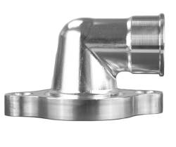 March Performance - March Performance BTH-212 Water Neck Engine 90-DEG 2-Pc Billet Clearcoat - Image 2