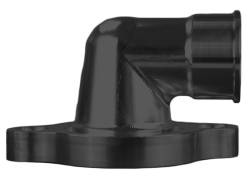 March Performance - March Performance BTH-212-08 Water Neck Engine 90-DEG 2-Pc Billet Black - Image 2