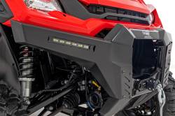 Rough Country Suspension Systems - Rough Country 92088 Front Bumper Wings Black for Honda Pioneer 1000-6 - Image 1