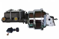 Leed Brakes - Leed Brakes PBKT1031 Power Booster Kit 7" Dual 1" Bore Master Adj Valve Chrome - Image 1