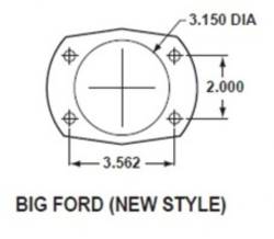 Leed Brakes - Leed Brakes RC0003 Rear Disc Brake Kit w/Plain Rotors & Zinc Plated Calipers - Image 2