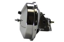 Leed Brakes - Leed Brakes 2F6 9" Power Booster 1-1/8" Bore Flat Top Master Chrome - Image 2