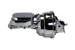 Leed Brakes - Leed Brakes 2N605 8" Dual Power Booster 1-1/8" Bore Master Valve Chrome - Image 2