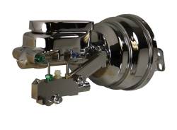 Leed Brakes - Leed Brakes 2N6B2 8" Dual Power Booster 1-1/8" Bore Master Disc/Drum Chrome - Image 1