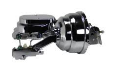 Leed Brakes - Leed Brakes 2N6B2 8" Dual Power Booster 1-1/8" Bore Master Disc/Drum Chrome - Image 2