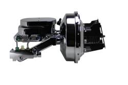Leed Brakes - Leed Brakes 4F6B2 9" Power Booster 1-1/8" Bore Flat Top Master Disc/Drum Chrome - Image 1