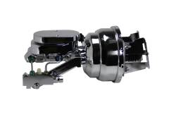 Leed Brakes - Leed Brakes 4N6B4 8" Dual Power Booster 1-1/8" Bore Master Disc/Disc Chrome - Image 1