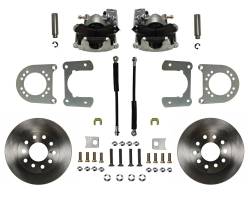 Leed Brakes - Leed Brakes RC6002 Rear Disc Brake Kit w/Plain Rotors & Zinc Plated Calipers - Image 1