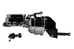 Leed Brakes - Leed Brakes A9F05 8" Dual Power Booster 1" Bore Master Adjustable Valve Chrome - Image 1