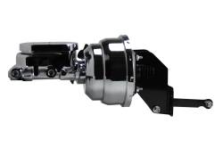 Leed Brakes - Leed Brakes A9F05 8" Dual Power Booster 1" Bore Master Adjustable Valve Chrome - Image 2