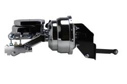 Leed Brakes - Leed Brakes A9FB2 8" Dual Power Booster 1" Bore Master Disc/Drum Chrome - Image 1