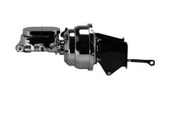 Leed Brakes - Leed Brakes C9F 8" Dual Power Booster 1" Bore Master Chrome - Image 1