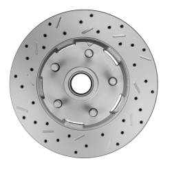 Leed Brakes - Leed Brakes FC0001-405X Manual Front Kit w/Drilled Rotors & Zinc Plated Calipers - Image 2