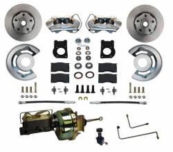 Leed Brakes - Leed Brakes FC0001-H405A Power Front Kit w/Plain Rotors/Zinc Plated Calipers - Image 1