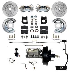 Leed Brakes - Leed Brakes FC0002-3405AX Power Frnt Kit w/Drilled Rotors & Zinc Plated Calipers - Image 1