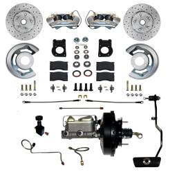 Leed Brakes - Leed Brakes FC0003-3405AX Power Frnt Kit w/Drilled Rotors & Zinc Plated Calipers - Image 1
