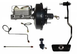 Leed Brakes - Leed Brakes FC0004HK Power Hydraulic Kit w/pre-Bent Lines Adj. Valve & Pedal - Image 1