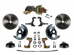 Leed Brakes - Leed Brakes FC1002-M1A1 Power Front Kit w/Plain Rotors & Zinc Plated Calipers - Image 1