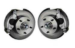 Leed Brakes - Leed Brakes FC1002SM Spindle Kit w/Plain Rotors & Zinc Plated Calipers - Image 1
