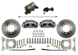 Leed Brakes - Leed Brakes FC5001-405 Manual Front Kit w/Plain Rotors & Zinc Plated Calipers - Image 1