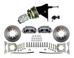 Leed Brakes - Leed Brakes FC5001-8105 Power Front Kit w/Plain Rotors & Zinc Plated Calipers - Image 1