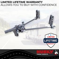 Husky Towing - Husky Towing 33302 Trunnion Bar 400-800 lb TW 8000 lb GTW Shank & 2-5/16" Ball - Image 2