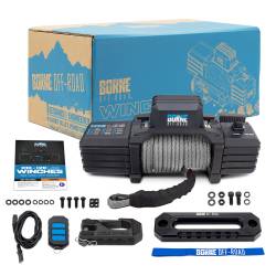 Mishimoto - Mishimoto BNWN-10-SGR Borne Off-Road 10K Winch Grey Synthetic Rope - Image 2