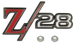 Auto Metal Direct - Auto Metal Direct W-802 Tailpan Emblem "Z/28" for 69 Chevy Camaro - Image 1