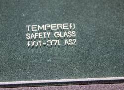 Auto Metal Direct - Auto Metal Direct 660-8466-T Green Tinted Back Glass for 66-67 Fairlane Fastback - Image 3