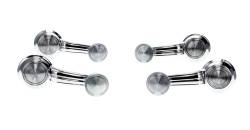 Auto Metal Direct - Auto Metal Direct W-928 FR/RR Window Crank Handle Clear Knob for 69 Chevy Camaro - Image 1