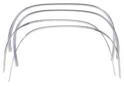 Auto Metal Direct - Auto Metal Direct W-934 Wheel Opening Moldings OE Style 4Pc for 69 Chevy Camaro - Image 1