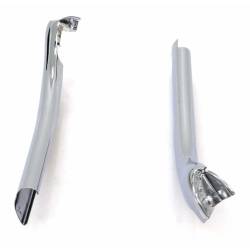 Auto Metal Direct - Auto Metal Direct W-177 Header Moldings Chrme for 67 Camaro/Firebird Convertible - Image 3