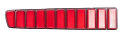 Auto Metal Direct - Auto Metal Direct X951-2673-1L LH Taillight Lens w/o Silv Trim for 73-74 Charger - Image 1