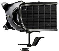Auto Metal Direct - Auto Metal Direct W-474 RH Headlamp Assembly w/Black Door for 68 Camaro Sport - Image 1