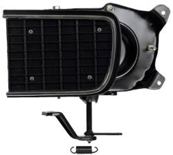 Auto Metal Direct - Auto Metal Direct W-475 LH Headlamp Assembly w/Black Door for 68 Camaro Sport - Image 1